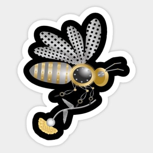 Bee Metalic Sticker